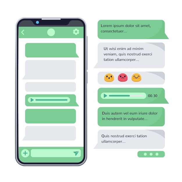 WhatsApp 4 flat design phone text bubble 23 2149459167 WhatsApp Vatsin Technology Solutions