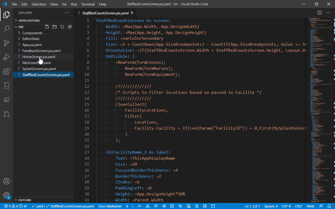 Power Fx 1 pro code vscode Power Fx Vatsin Technology Solutions